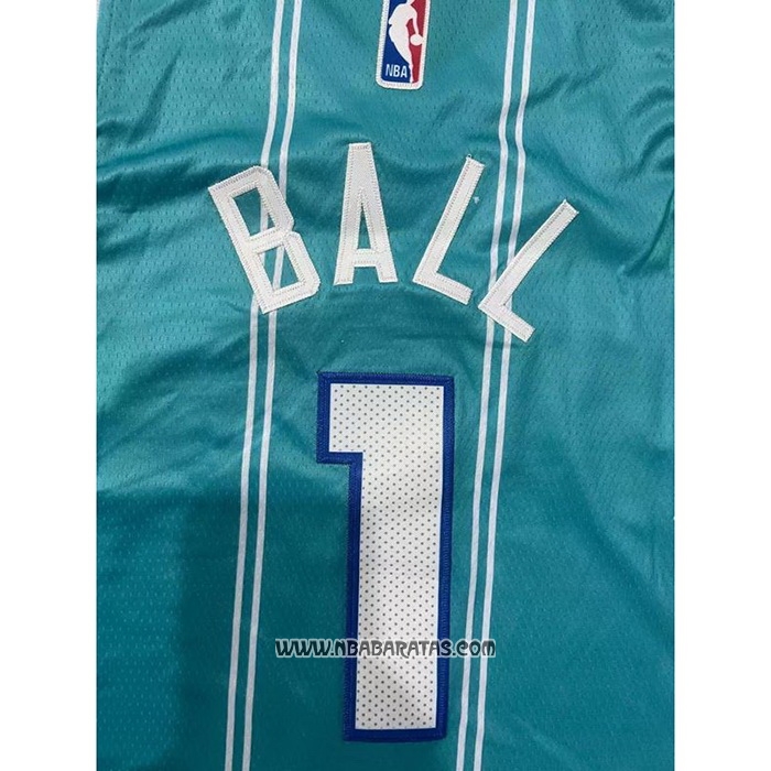 Camiseta Nino Charlotte Hornets LaMelo Ball #1 Icon 2022-23 Verde